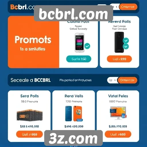 Comparativo de promoções e descontos no site bcbrl